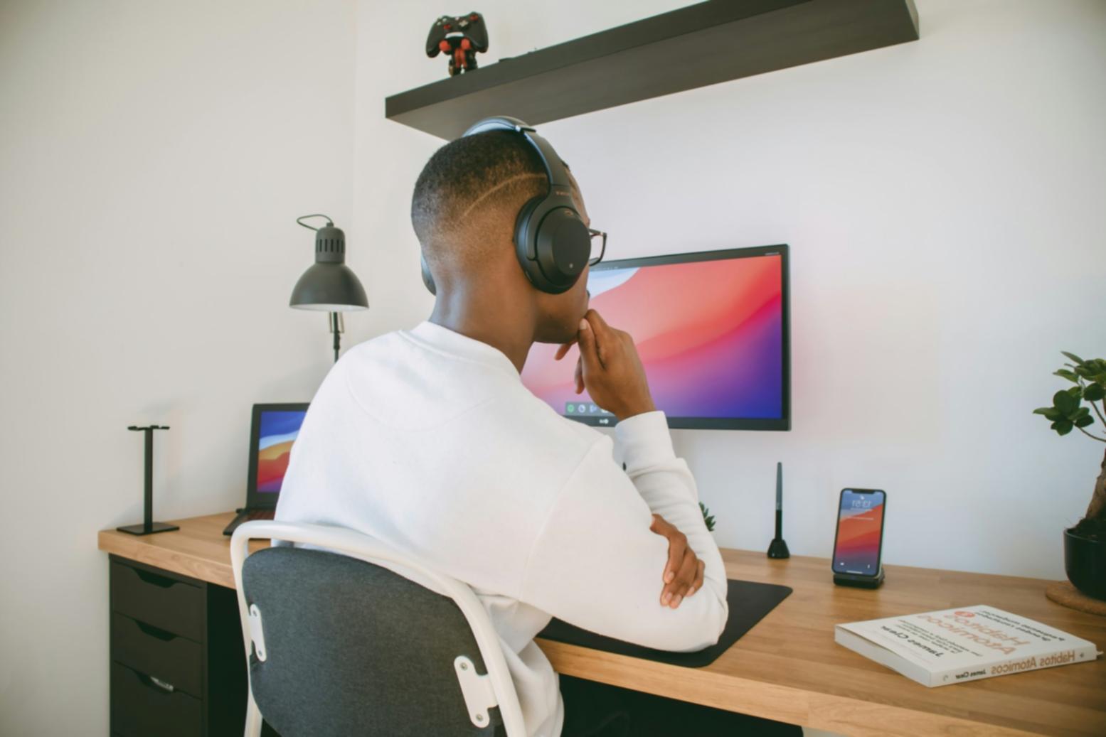 Team collaboration workspace with budget planning materials